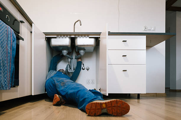Professional Pipe Repair technician working in Durham, NC